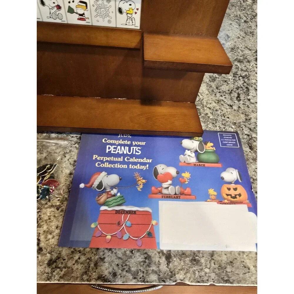 Snoopy Through The Year Perpetual Calendar Made by The Bradford Exchange